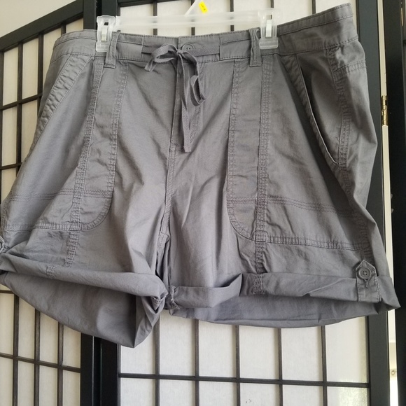 Nwt Supplies grey cargo shorts charcoal - Picture 6 of 8